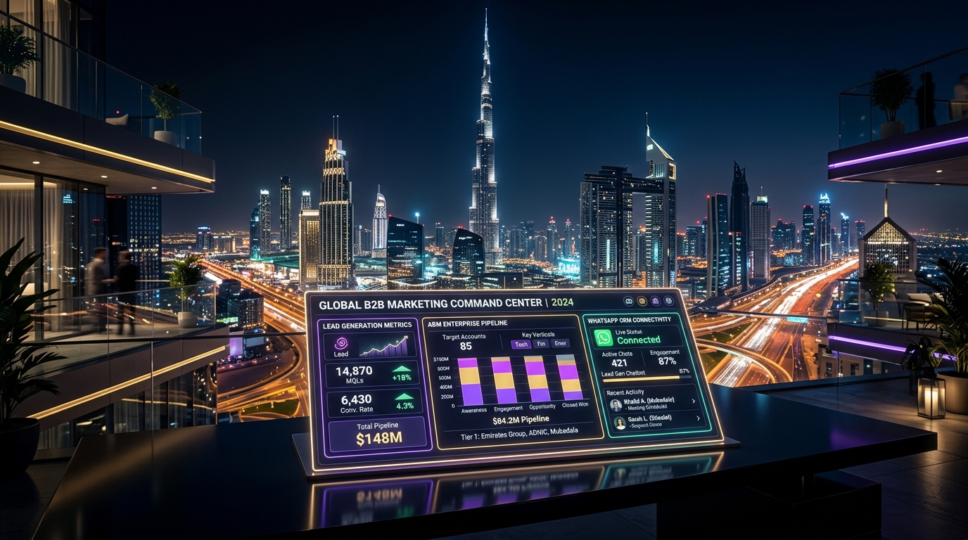 B2B Digital Marketing in the UAE: High-Value Lead Generation for Dubai & Abu Dhabi Enterprises