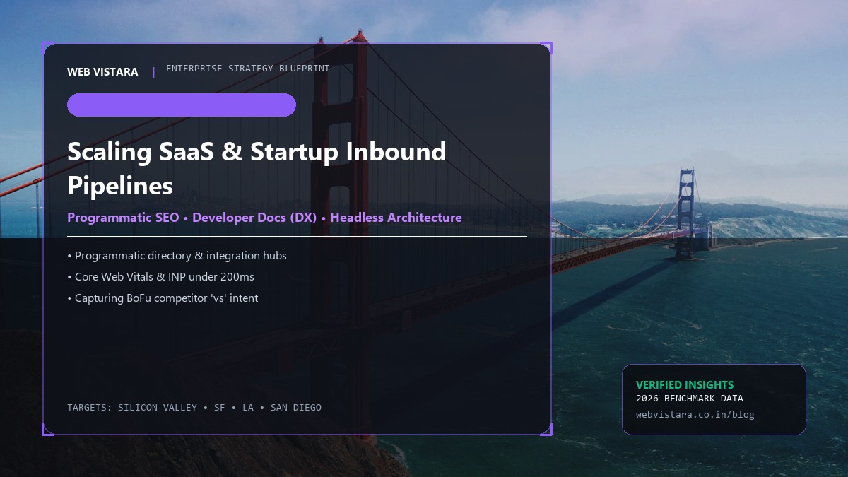 Silicon Valley & California Tech SEO: Scaling SaaS and Startup Inbound Pipelines
