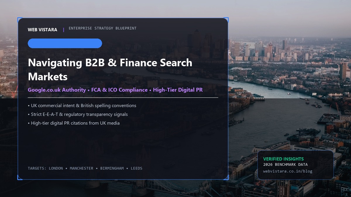 UK & London Enterprise SEO: Navigating Competitive B2B & Finance Search Markets